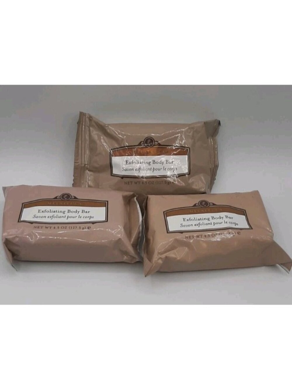 3 Melaleuca Exfoliating Bath Bar Soaps 4.5 Oz Gentle Body Cleanser New Sealed